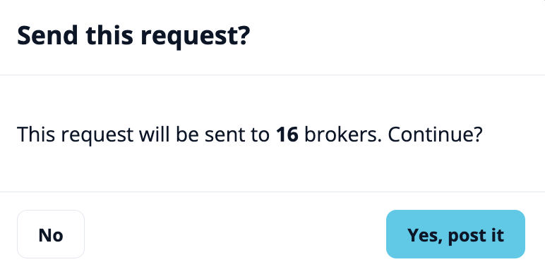 The commit confirmation